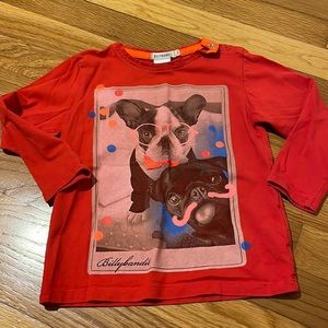 Cute silly puppy long sleeve T-shirt